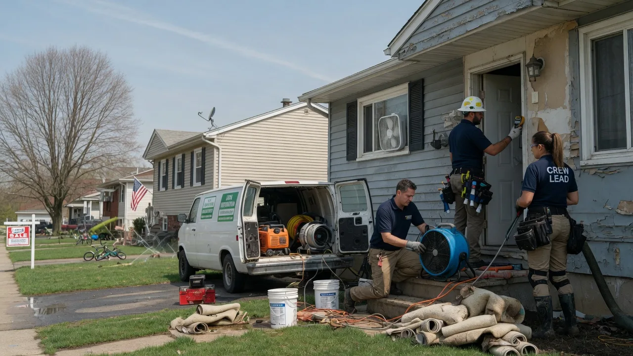 Flood Cleanup in Oakdale, PA near me